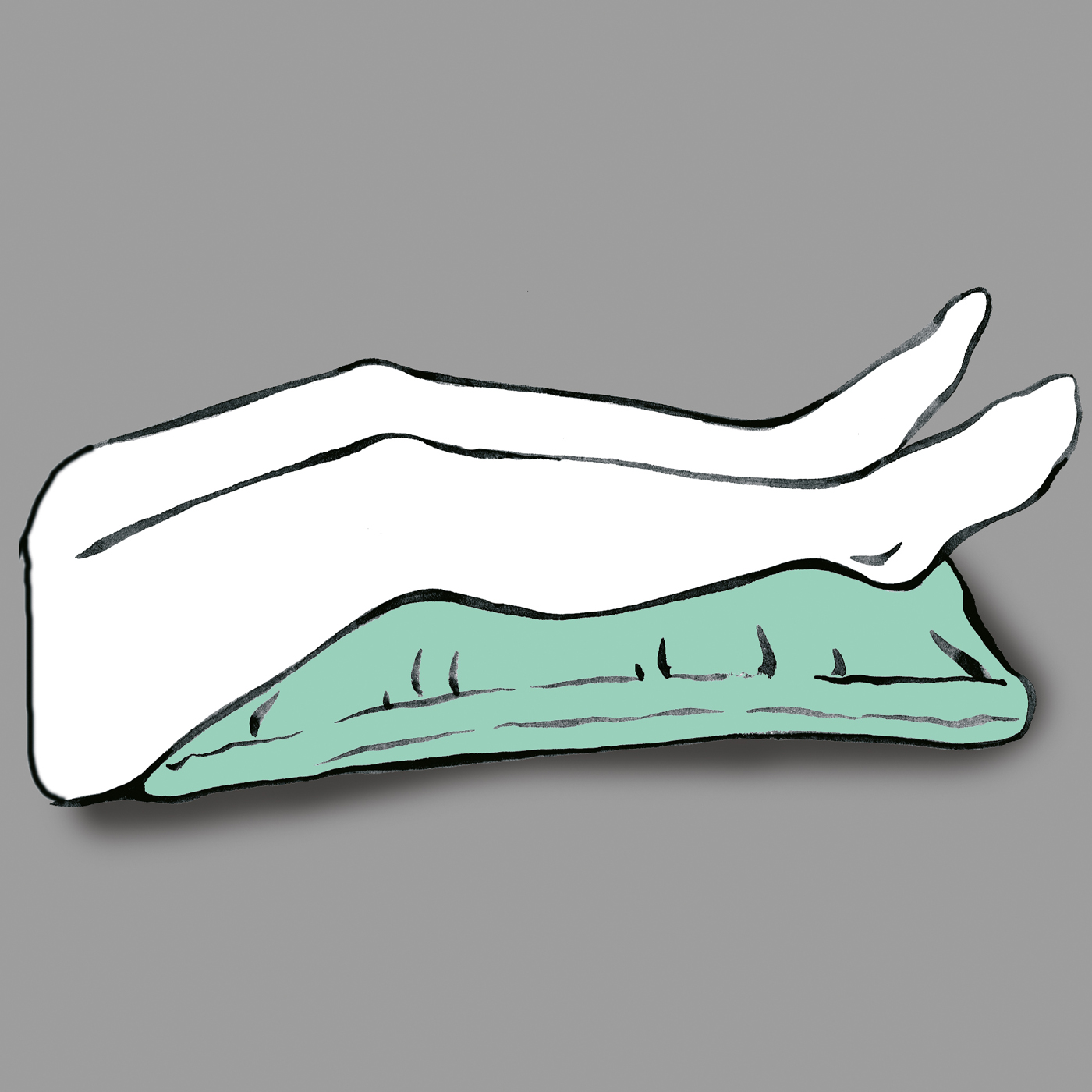 Lück Rhombo-fill® Universalkissen Position 2