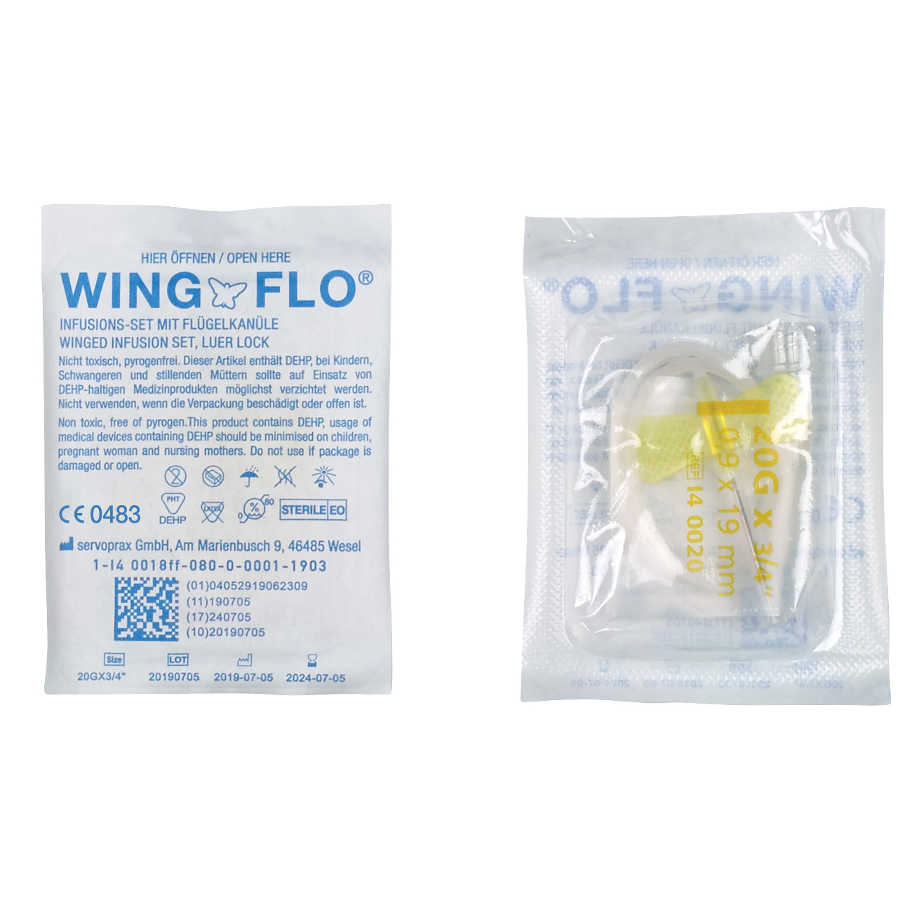 Wing-Flo® Perfusionsbestecke Blister