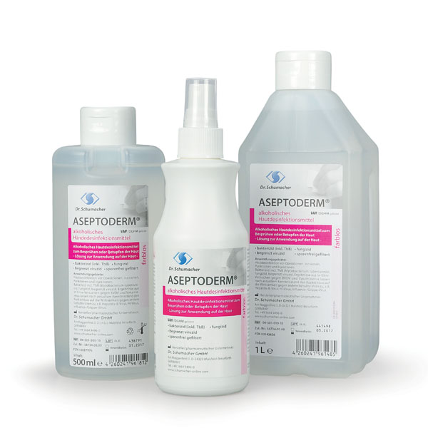 Dr. Schumacher Aseptoderm® Hautdesinfektion 250 ml bis 1000 ml