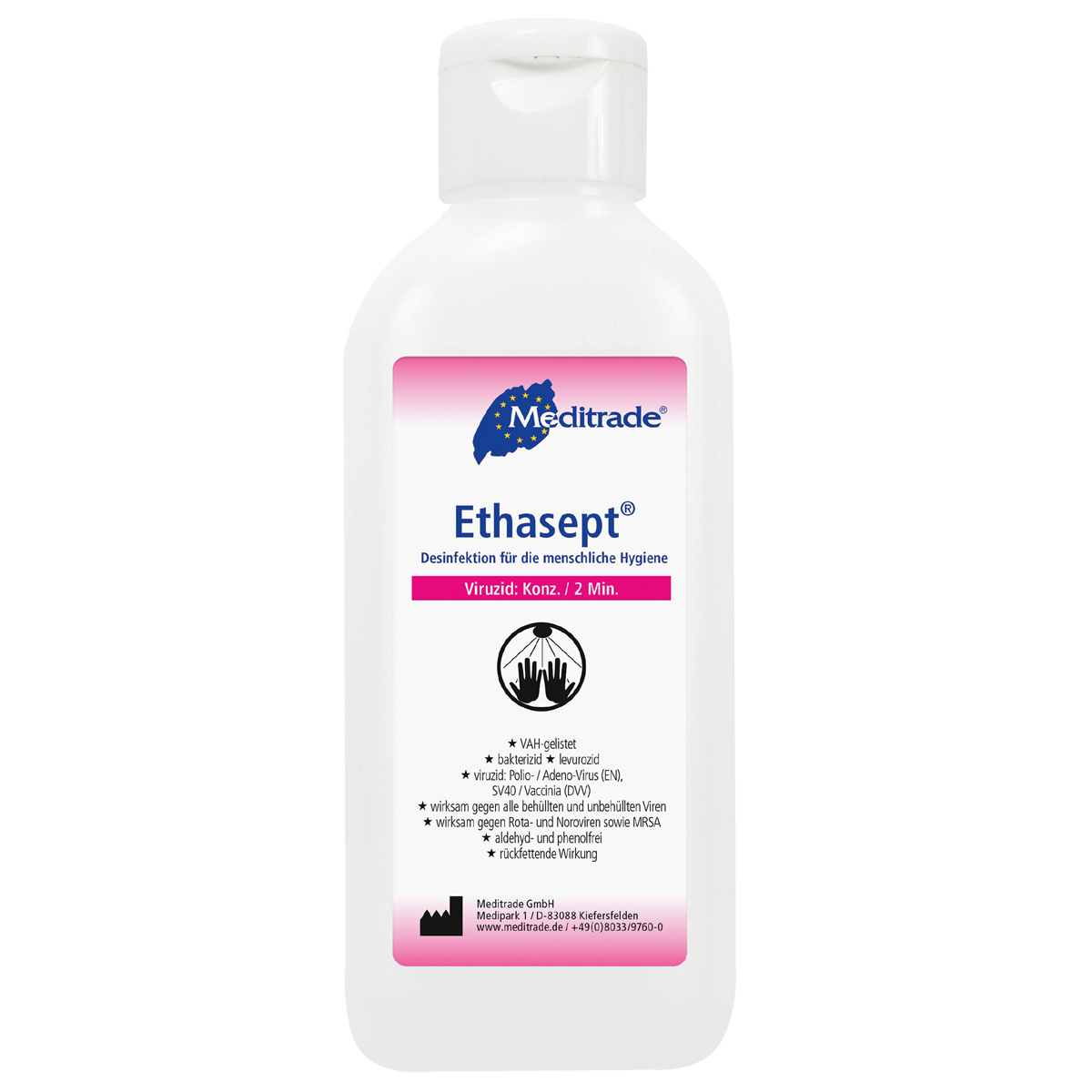 Meditrade® Ethasept® Händedesinfektion 100 ml Kittelflasche