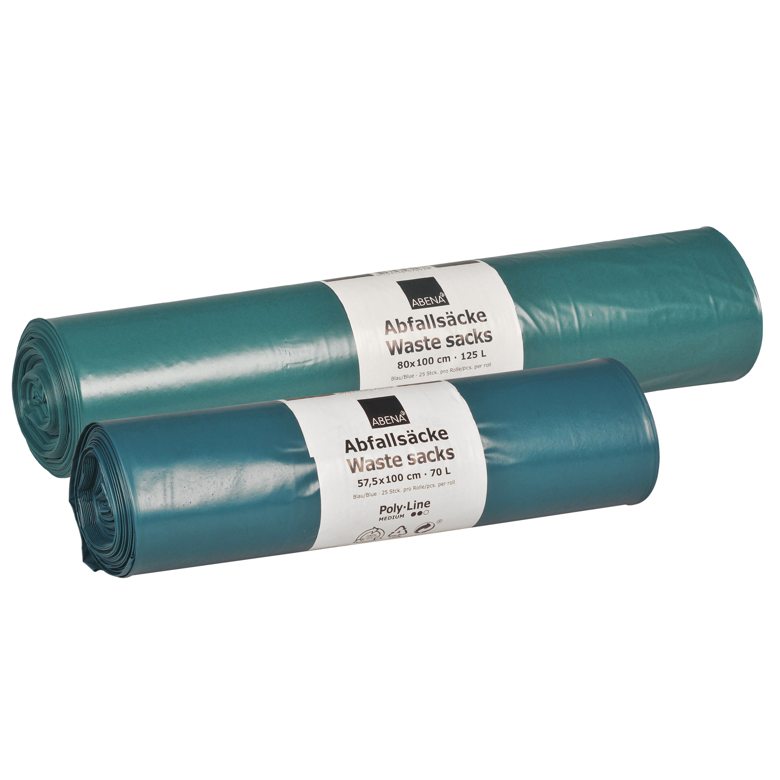 Abena® Poly-Line Müllsäcke Blau