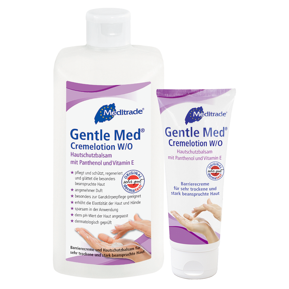 Meditrade Gentle Med® Cremelotion (W/O) Sortiment