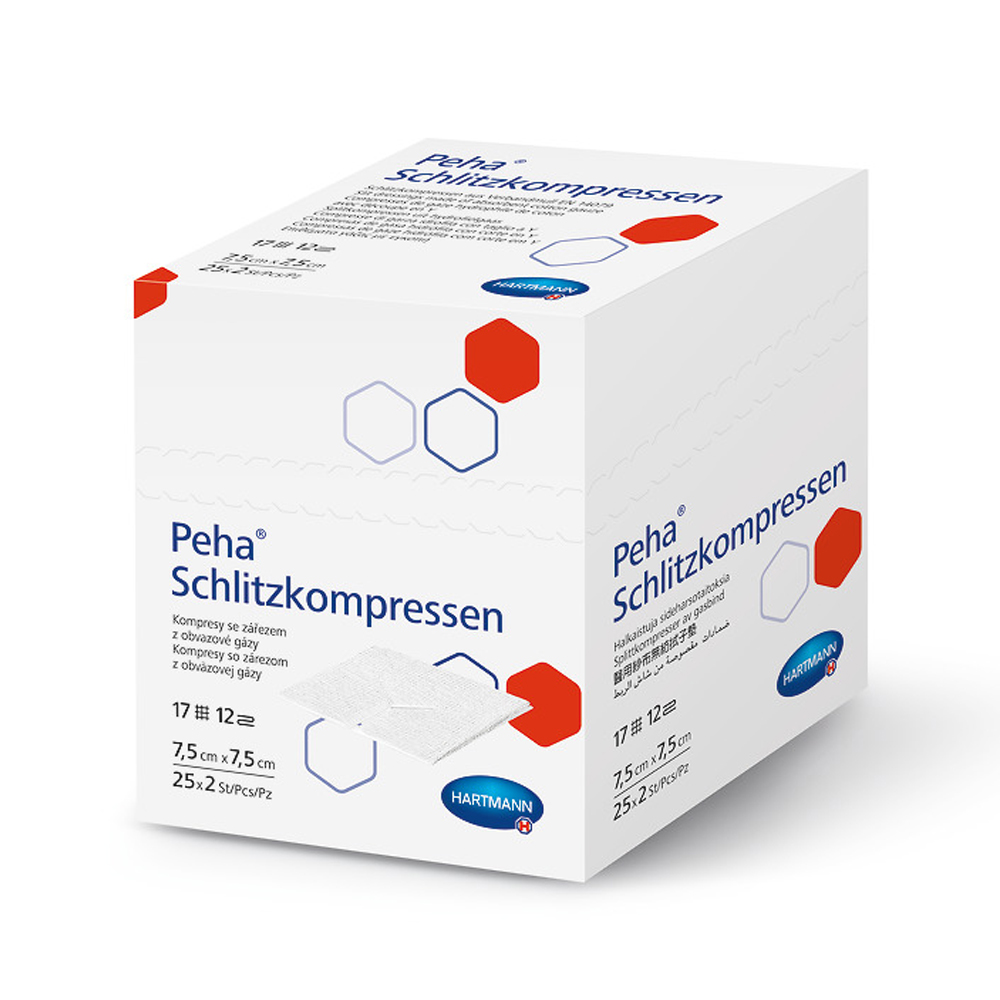 Hartmann Peha® Schlitzkompressen steril
