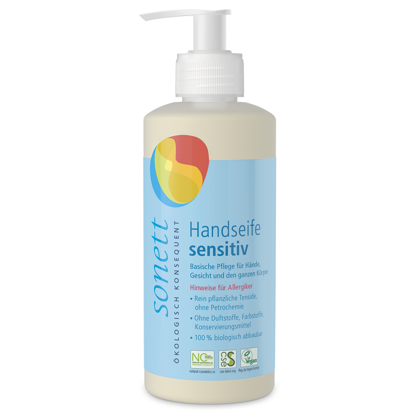 Sonett Handseife Sensitiv 300 ml Spenderflasche