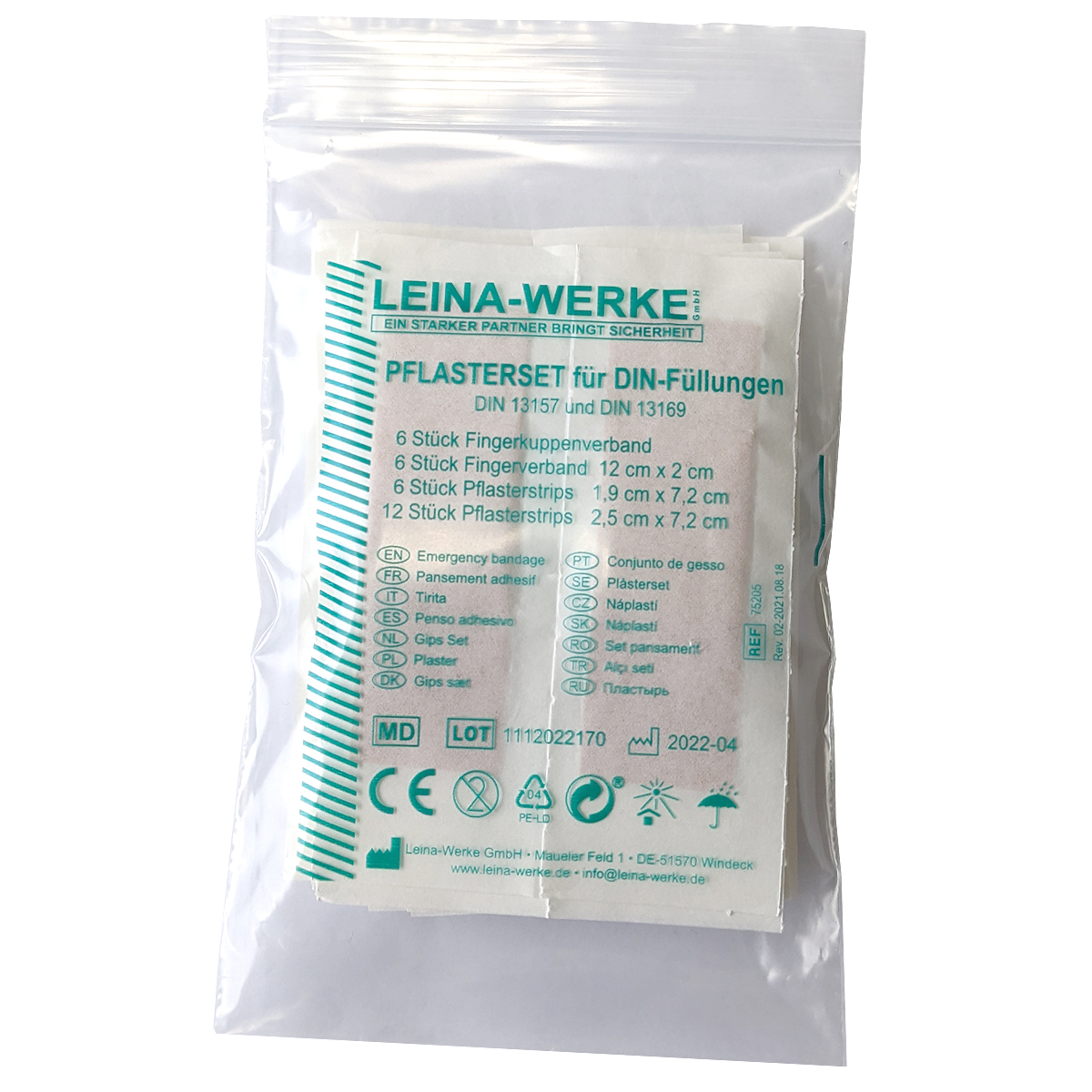 LEINA Pflasterset für DIN-Füllungen 30-teilig