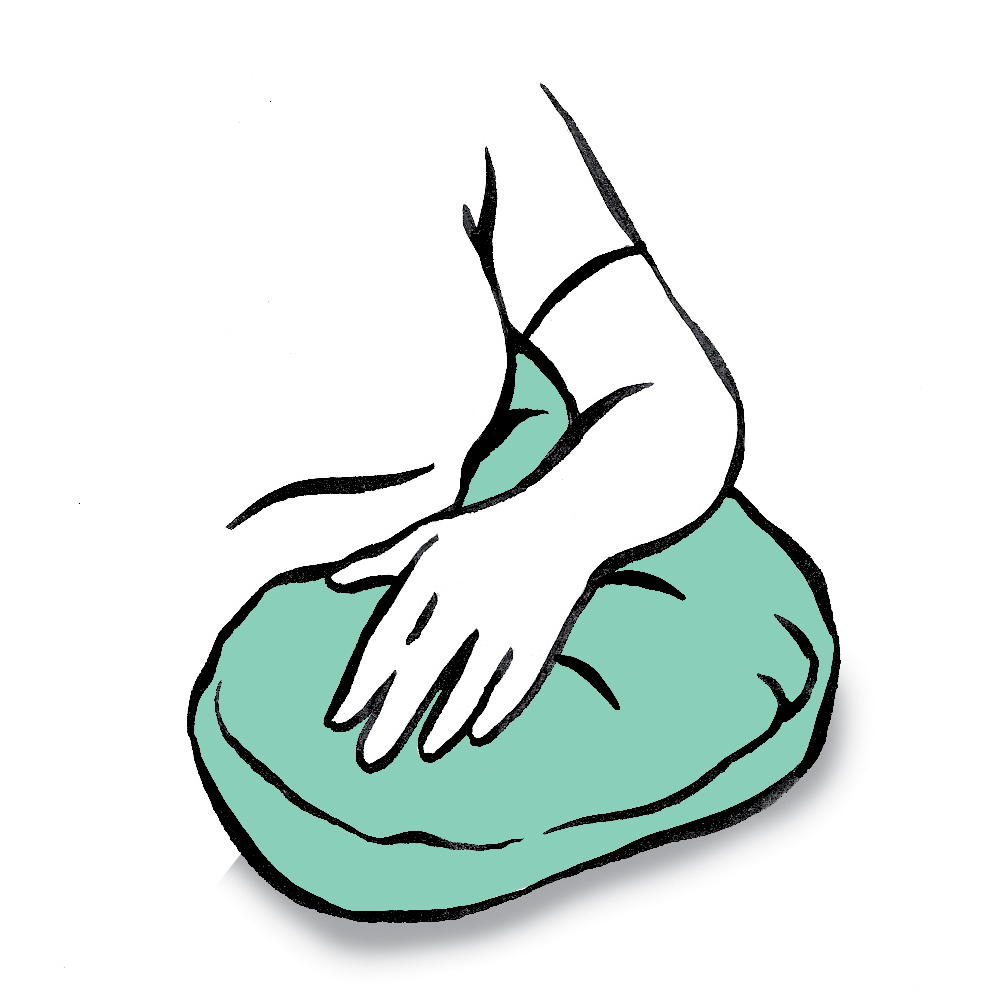 Lück Rhombo-med® Entspannungskissen Position1