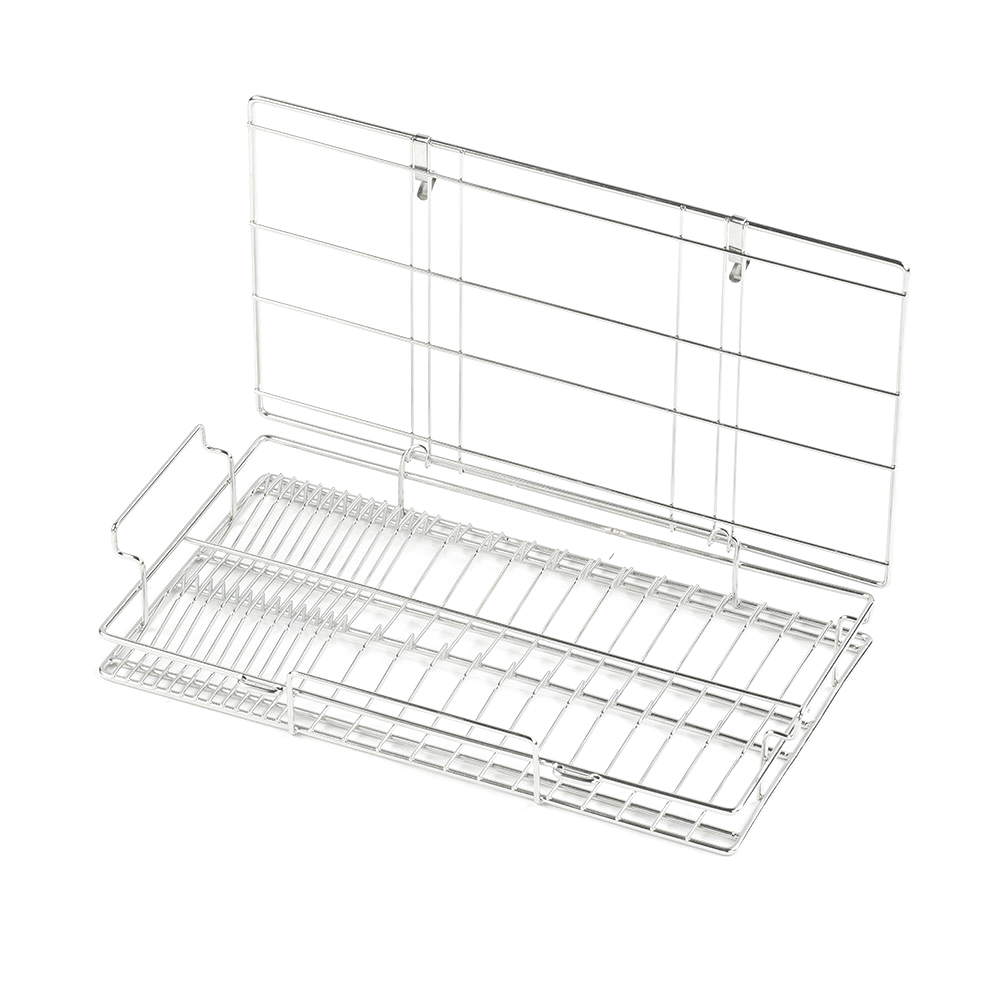 Schwarz melipul® Medi-7® Spülkorb Edelstahl leer offen