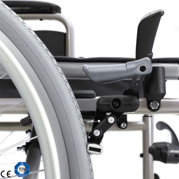 Invacare® Action1 NG Faltrollstuhl mit Feststellbremse