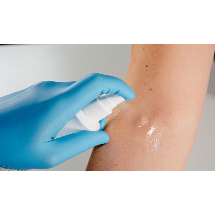 Bode Cutasept® F Hautdesinfektion Anwendungsbeispiel