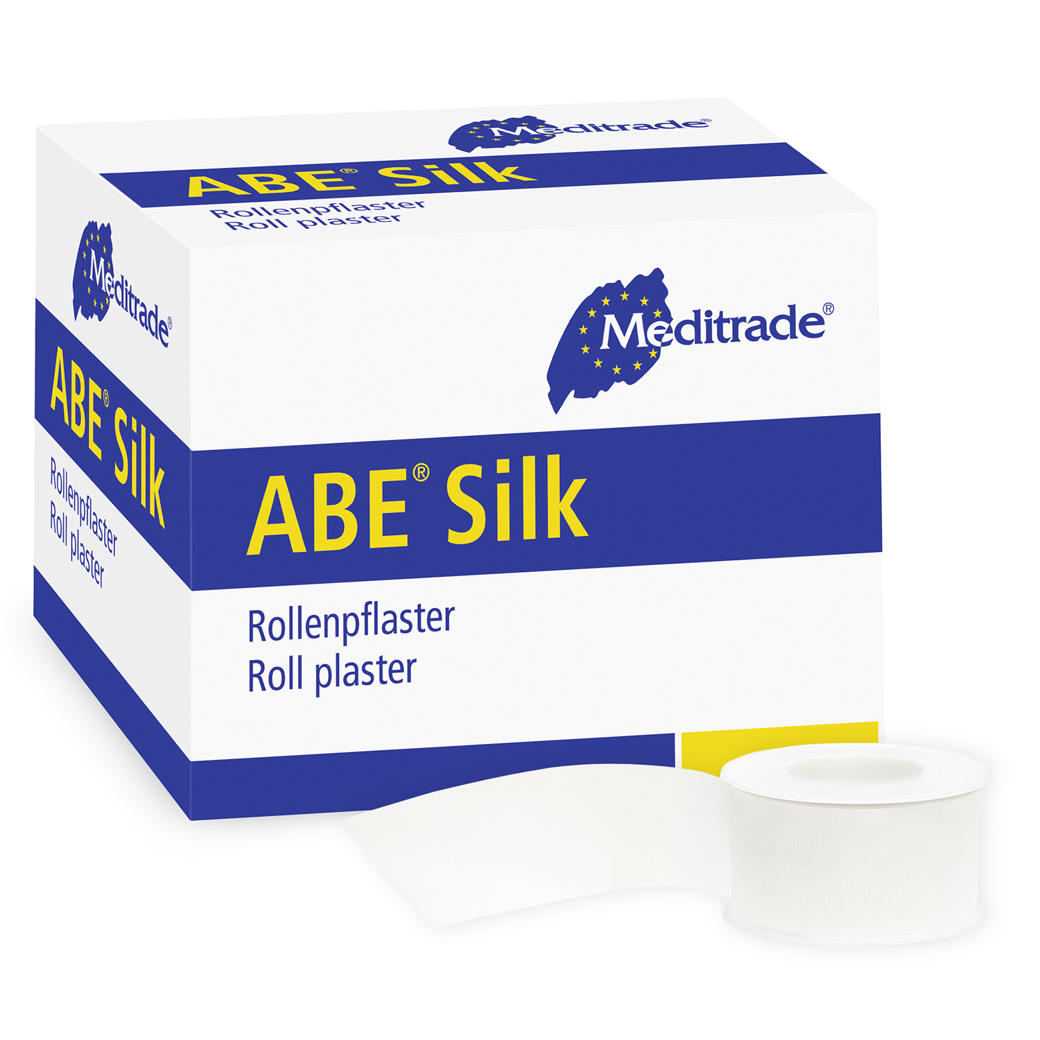 Meditrade ABE® silk - Fixierpflaster 1,25 cm x 5 m 36 Rollen