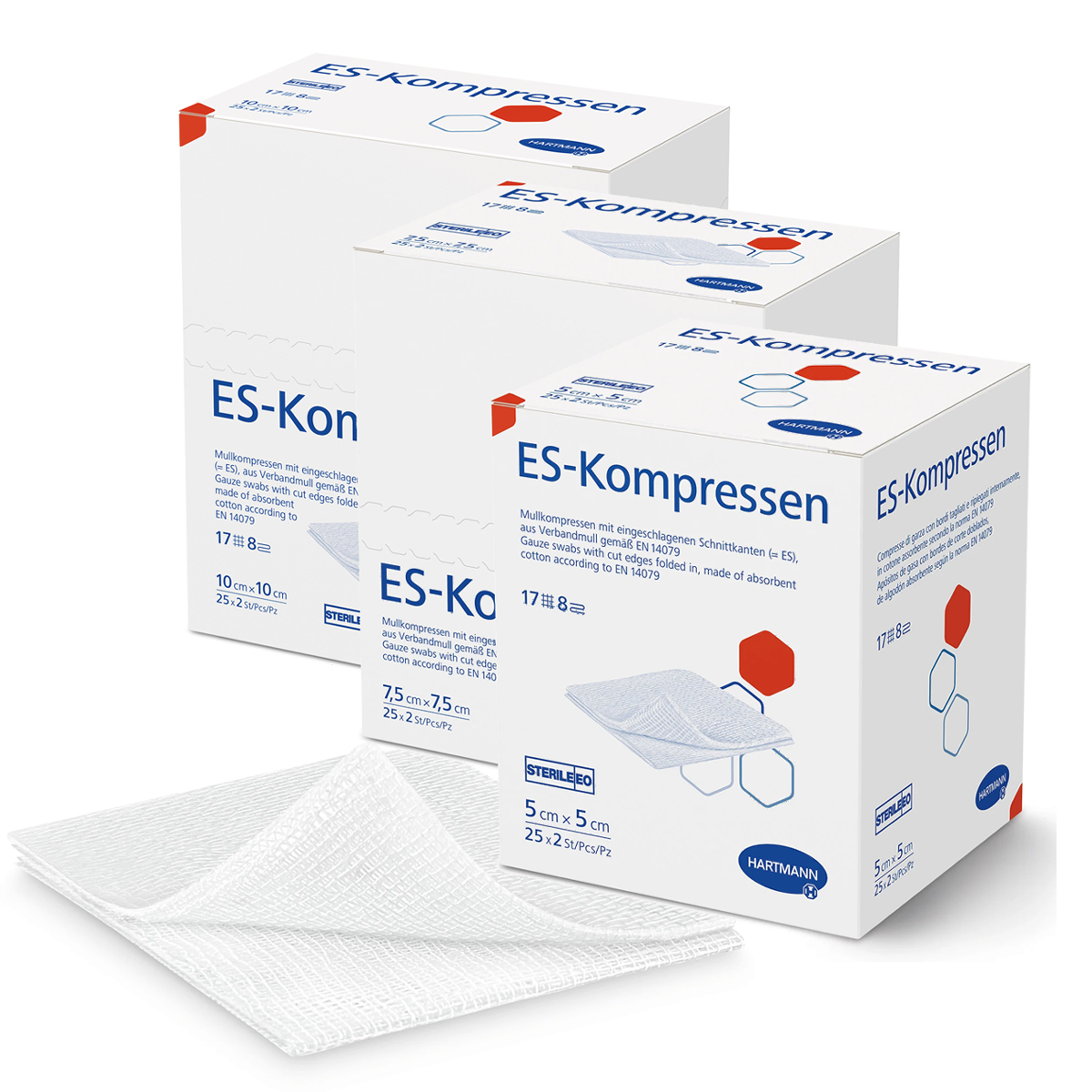 Hartmann ES-Kompressen 8-fach steril Gruppe