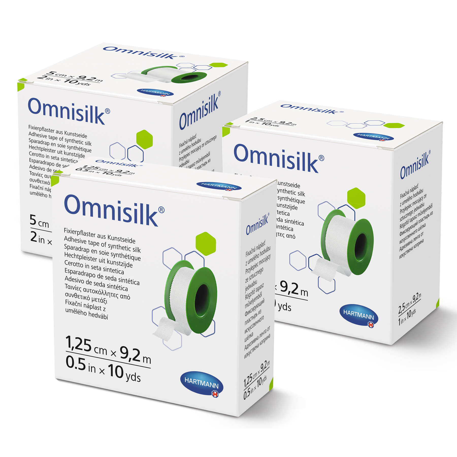 Omnisilk® Spulenpflaster aus Kunstseide 9,2 Meter