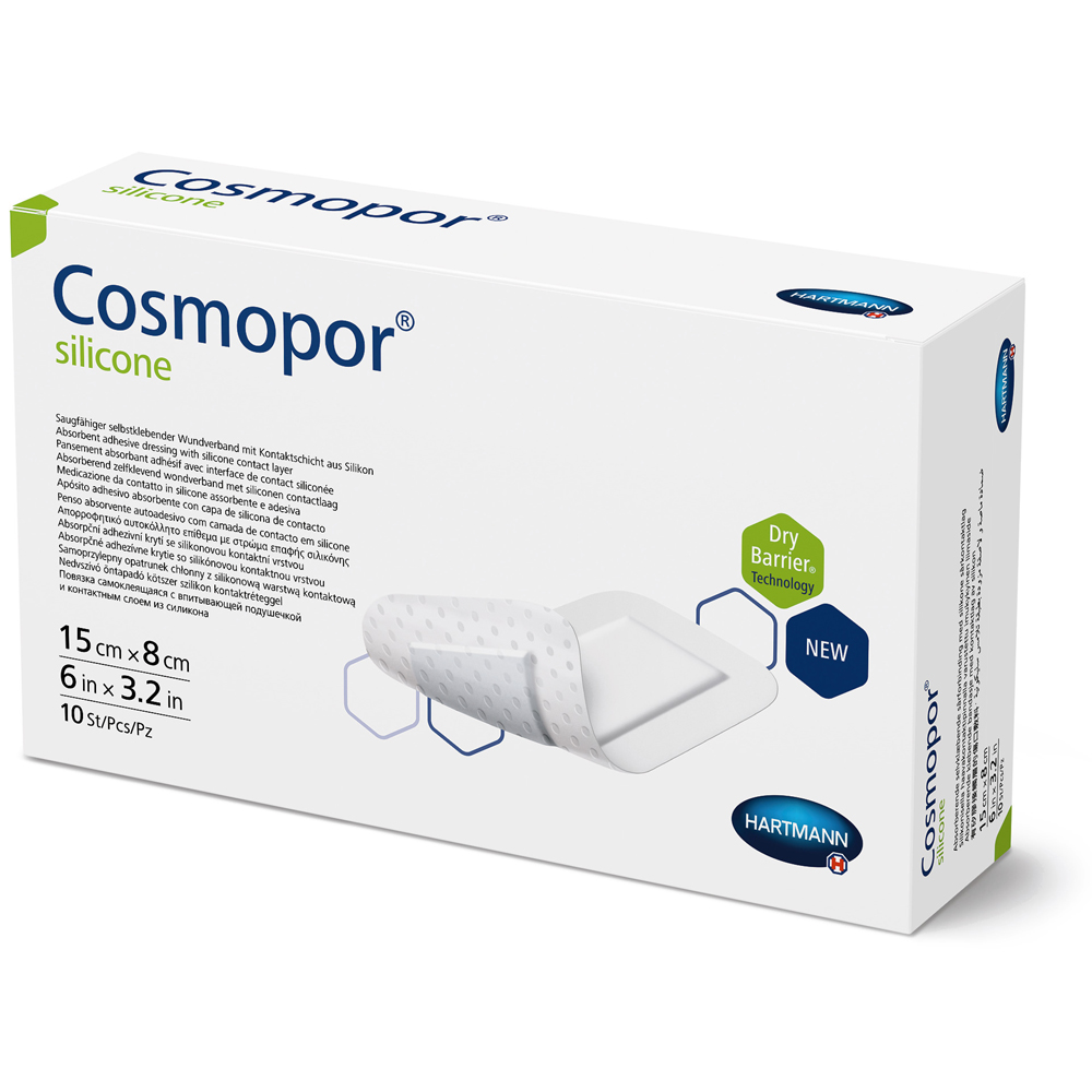 Hartmann Cosmopor Silicone Inselpflaster 15 x 8 cm