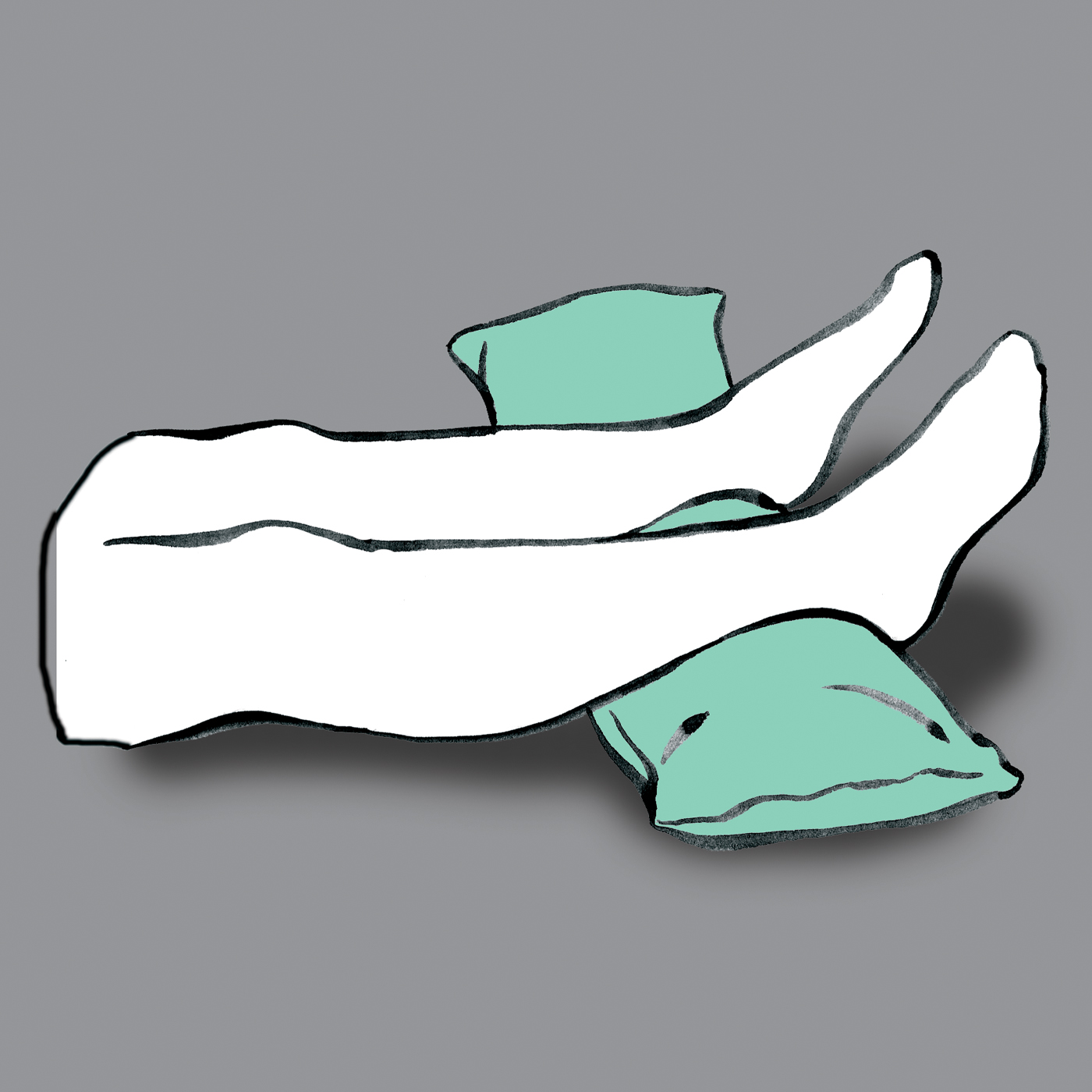 Lück Rhombo-med® Lagerungskissen Position2