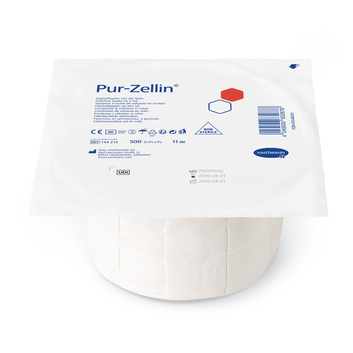 Hartmann Pur-Zellin® Zellstofftupfer