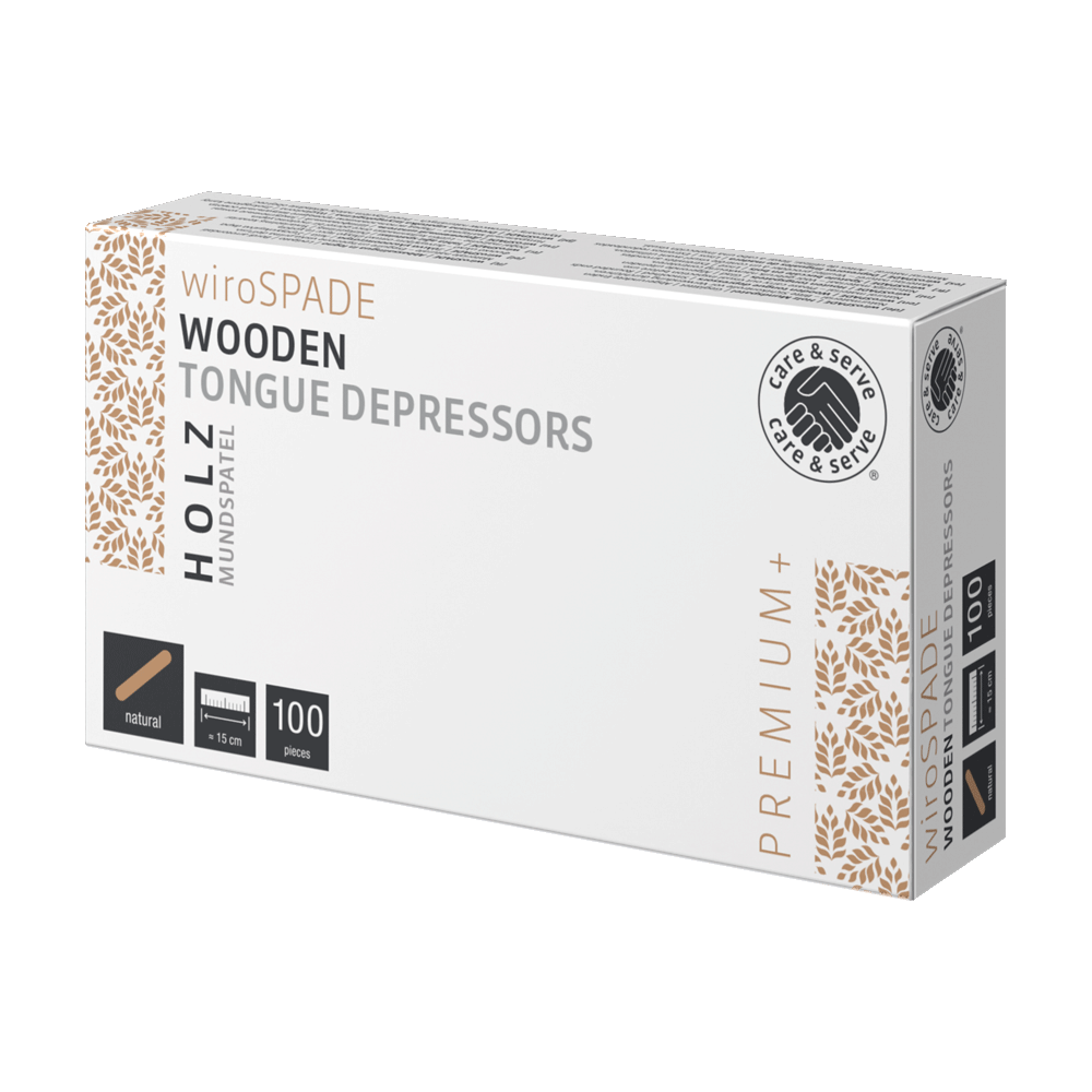 Care & Serve® Holzmundspatel Box 100 Stück