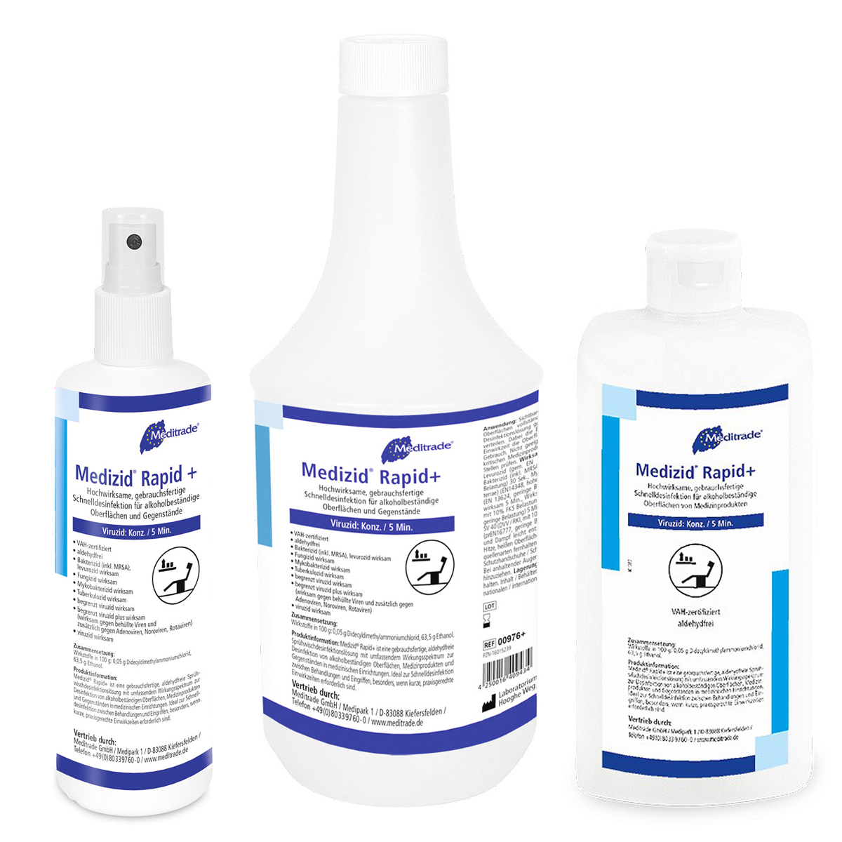 Meditrade Medizid® Rapid+ Flächendesinfektion Gruppe