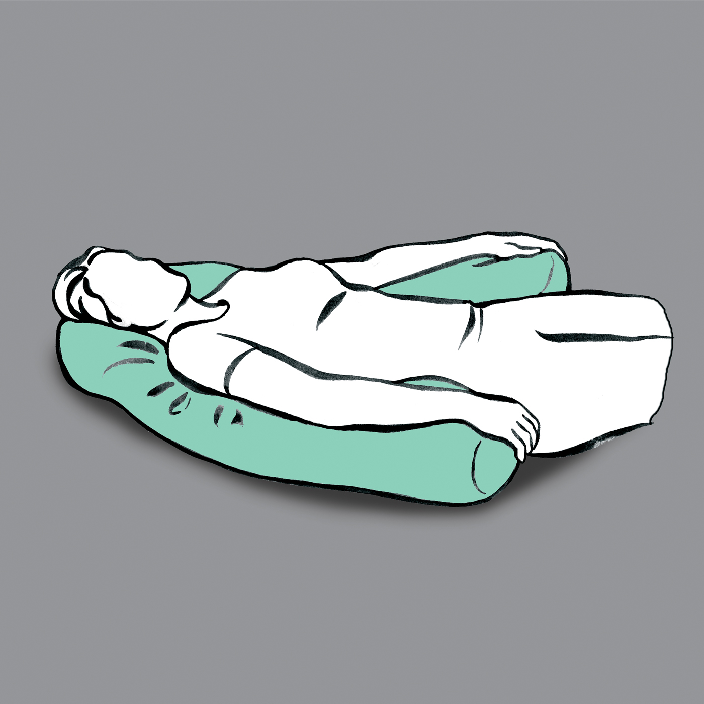 Lück Rhombo-med® Rollen zur Positionsunterstützung Position3