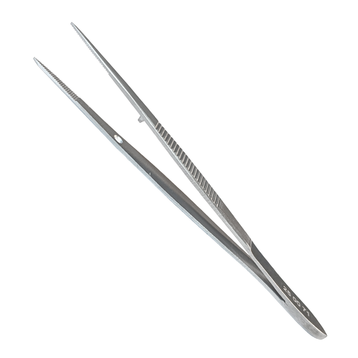Sterile Einweg-Pinzette aus Metall 8,5 cm Detail Semken