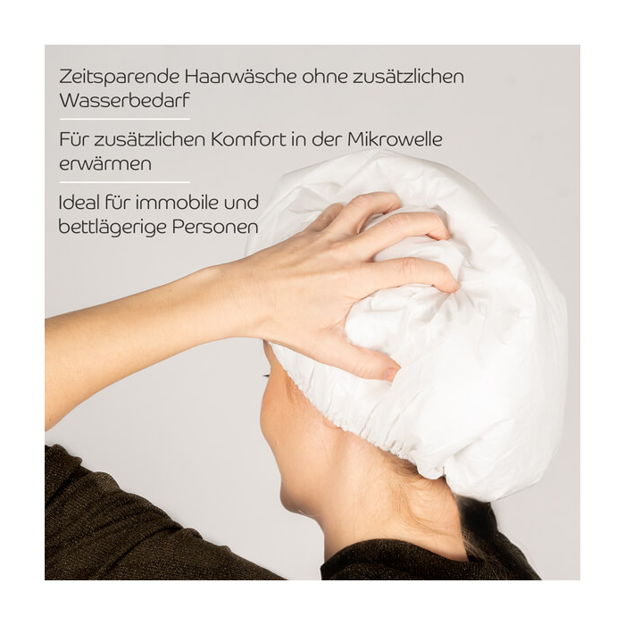Abena® Shampoo-Haube | Haarwaschhaube Anwendung