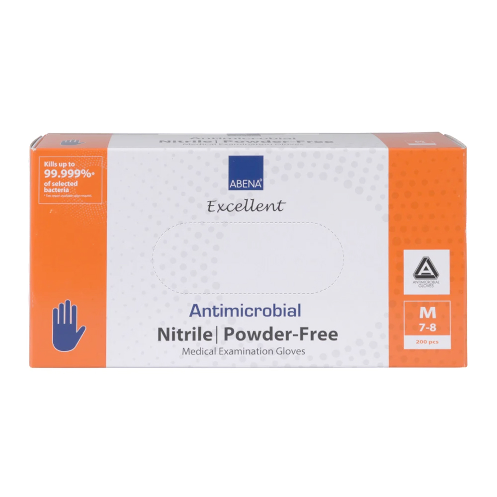 Abena® Nitril-Handschuhe Excellent antimikrobiell Blau