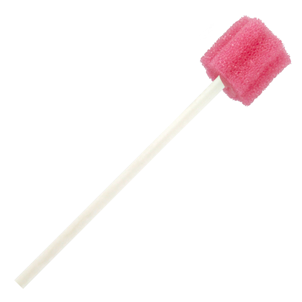 Med-Comfort® Mundpflegestäbchen mit Schaumstoffkopf - Minze Detail