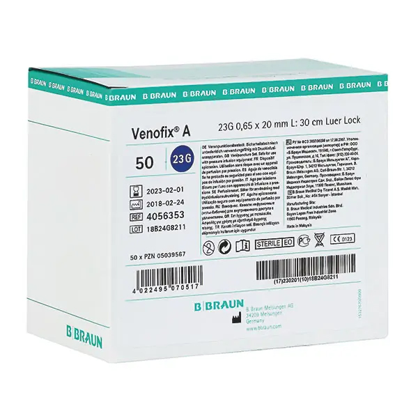 Braun Venofix® Perfusionsbesteck 50 Stück