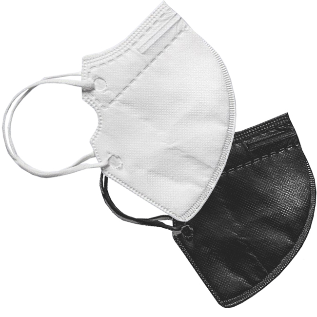 FFP 2 NR Faltmaske mit Ohrschlaufen in 2 Farben