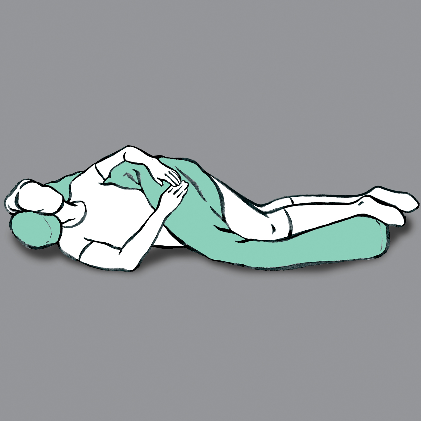Lück Rhombo-med® Rollen zur Positionsunterstützung Position1