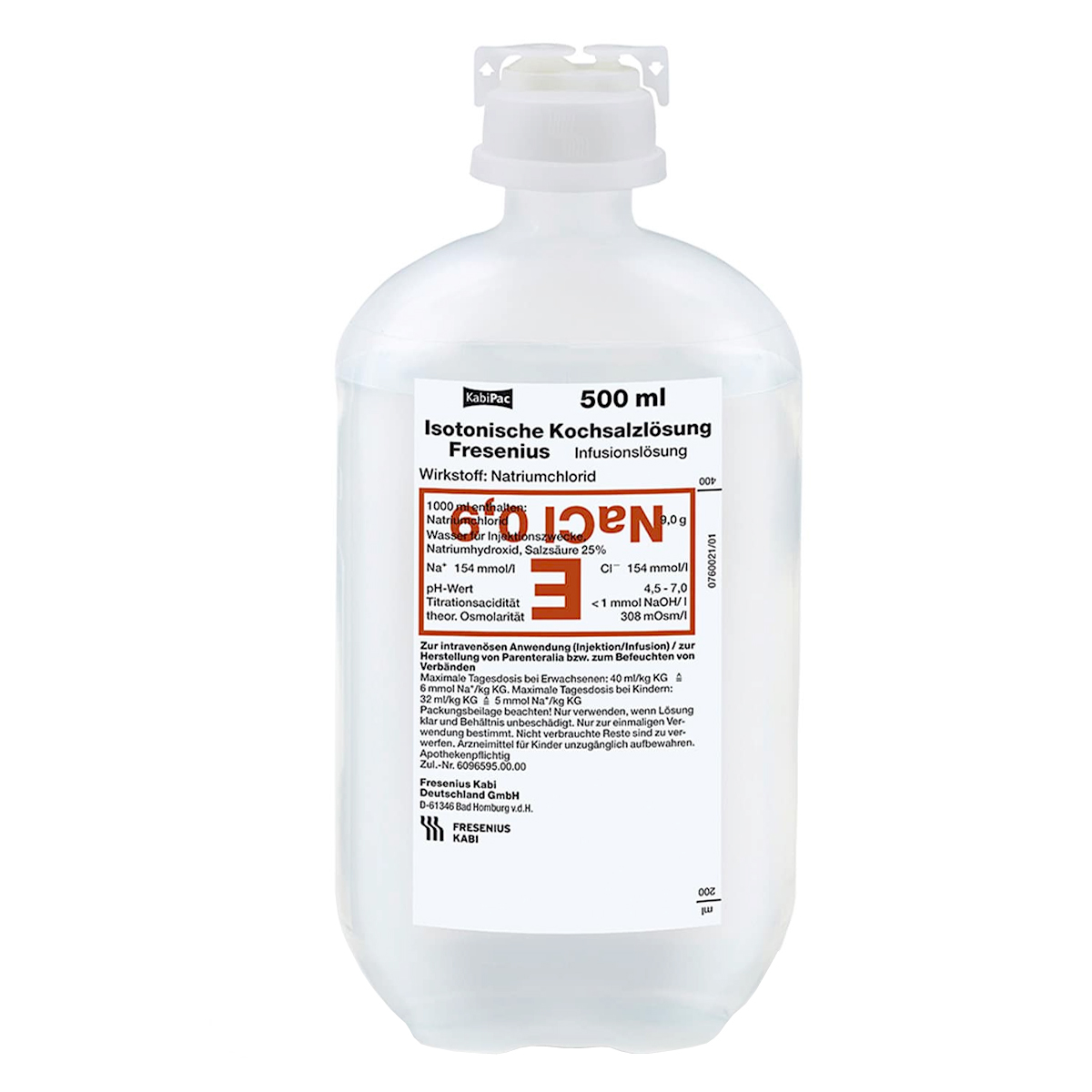 Fresenius KabiPac® Isotonische Kochsalzlösung 10 x 500 ml
