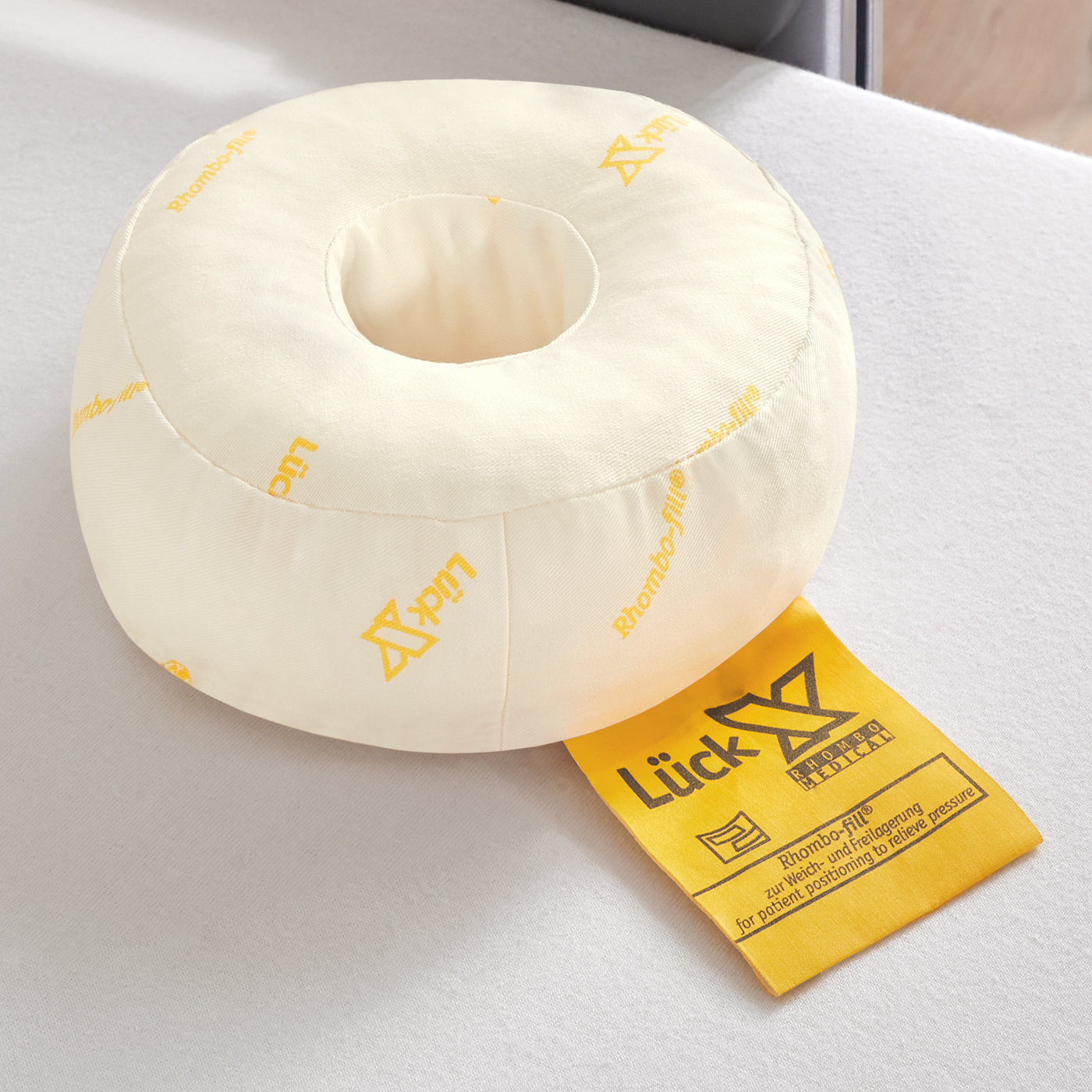 Lück Rhombo-fill® Lagerungsring Anwendung