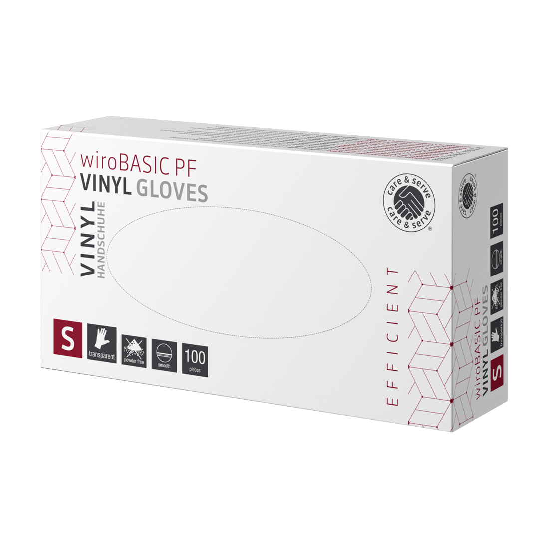Care&Serve® wiroBASIC Vinylhandschuhe puderfrei Small