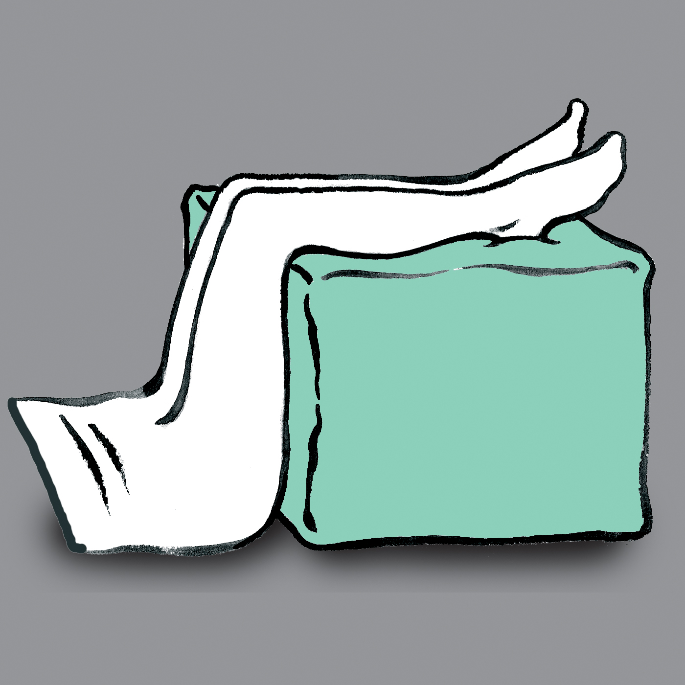 Lück Rhombo-med® Stufenbettkissen Position