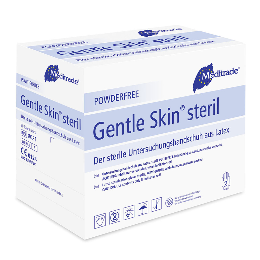 Meditrade Gentle Skin® steril - Latexhandschuhe Spenderbo