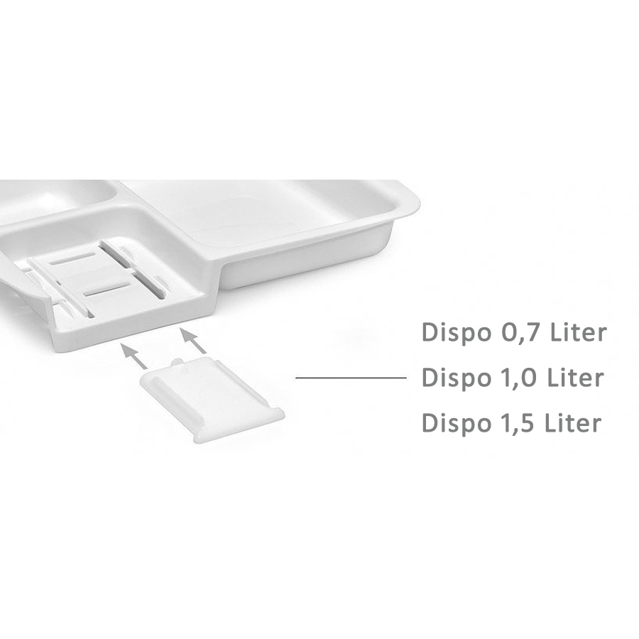 DISPO Universal Tray - Tablett KLEIN - Adapter