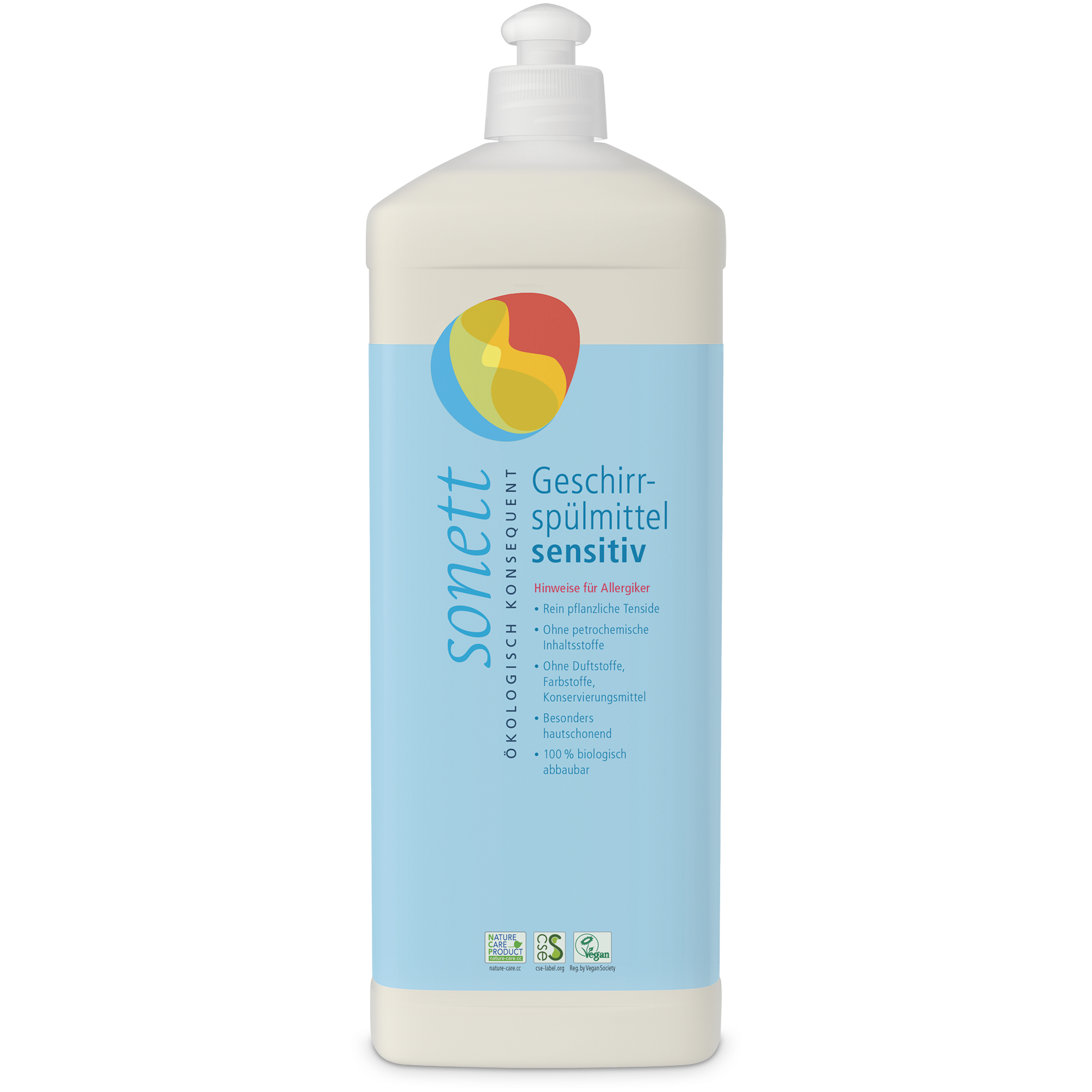 Sonett Geschirrspülmittel sensitiv 1000 ml Dosierflasche