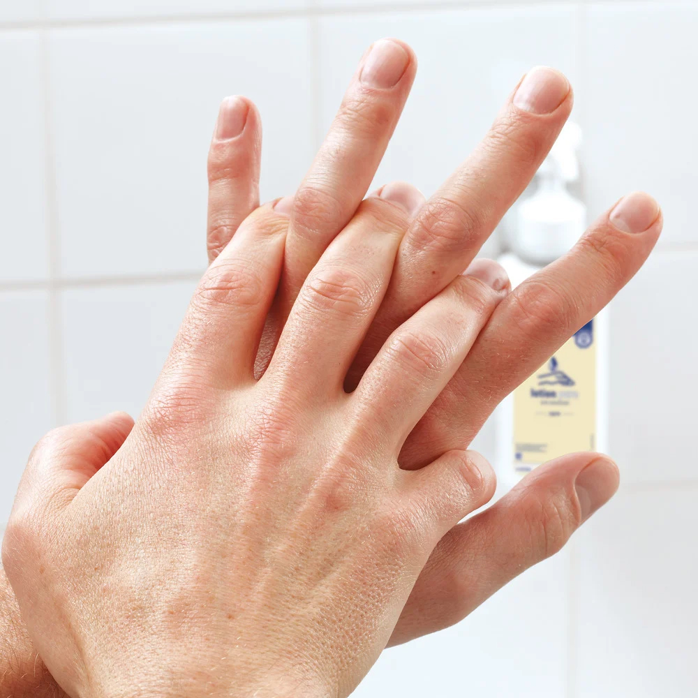 Bode Baktolan® lotion pure parfümfreie O/W-Emulsion Anweundungsbeispiel
