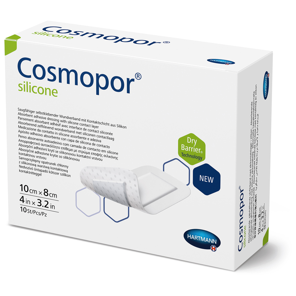Hartmann Cosmopor Silicone Inselpflaster 10 x 8 cm