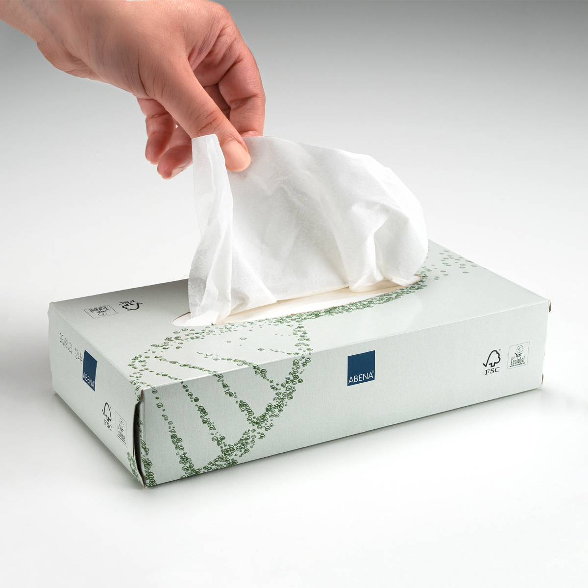 Abena® Kosmetiktücher 2-lagig Entnahme