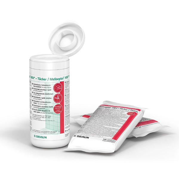 Braun Meliseptol® HBV Desinfektionstücher