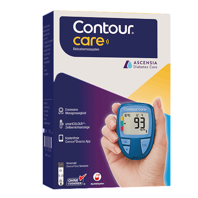 Ascensia Contour® Care Set Blutzuckermessgerät mg/dl