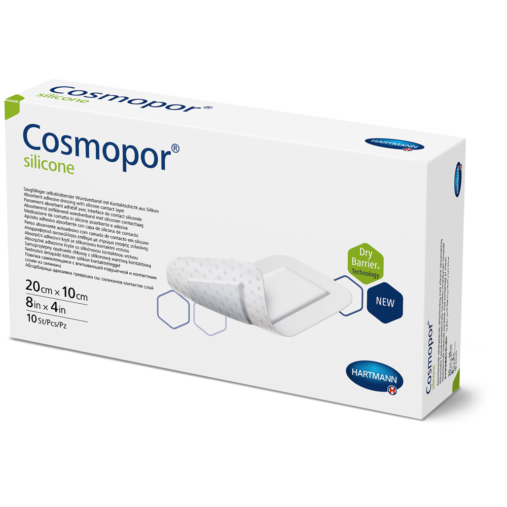Hartmann Cosmopor Silicone Inselpflaster 20 x 10 cm