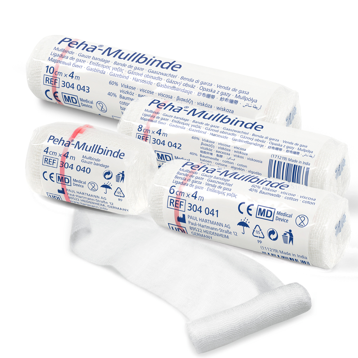 Hartmann Peha® Mullbinden - Einzeln verpackt