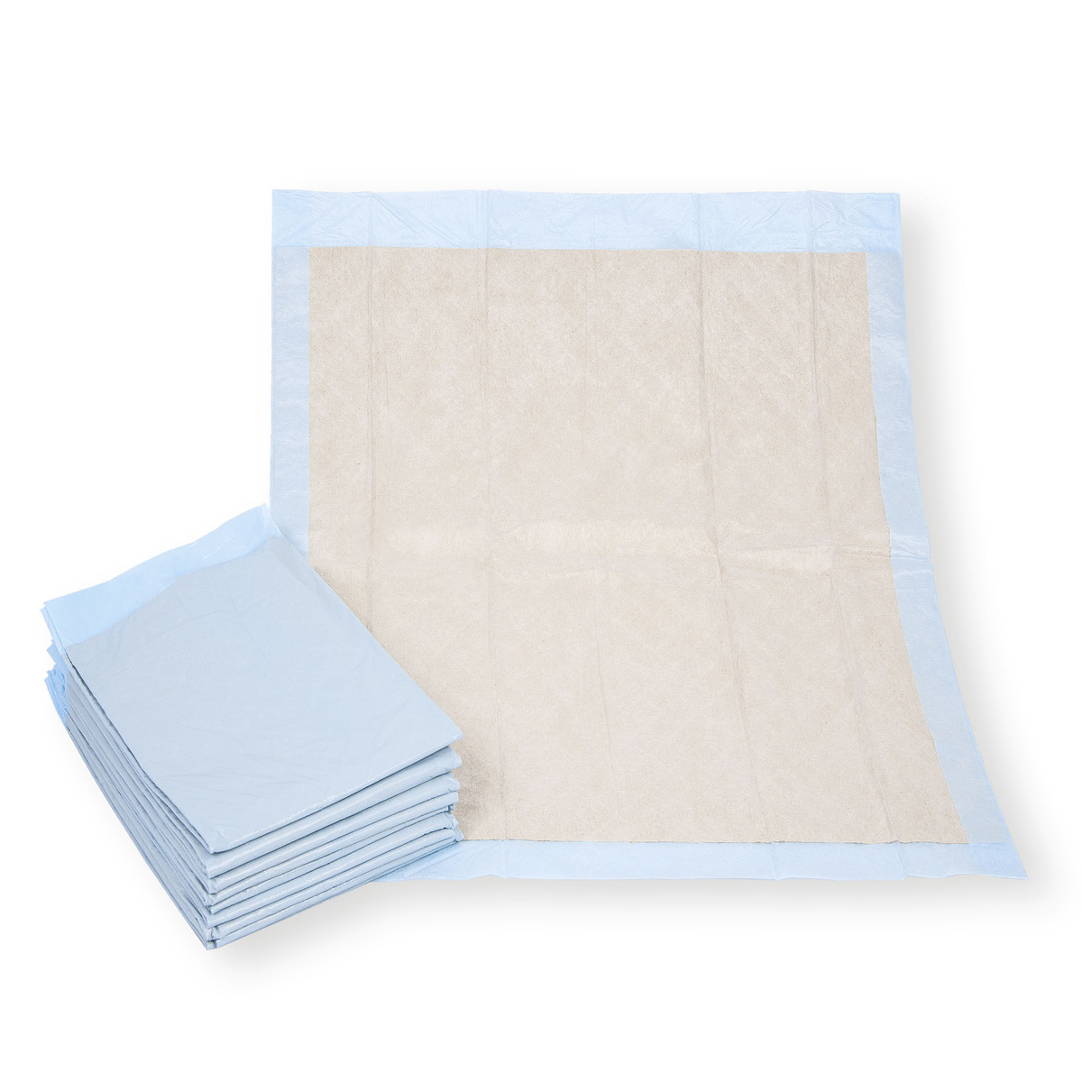 Meditrade® Krankenunterlagen 12-lagig aus saugfähigem Zellstoff.